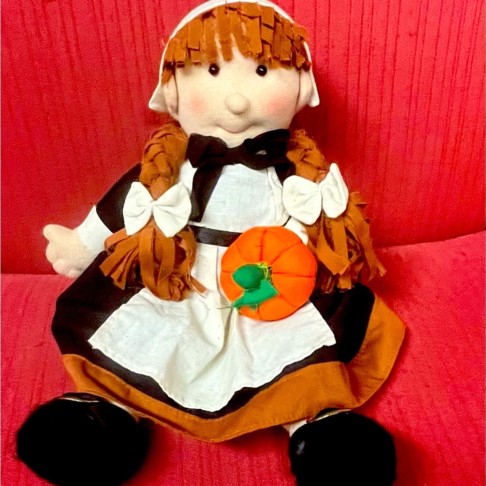 Pilgrim Girl Collectible Doll